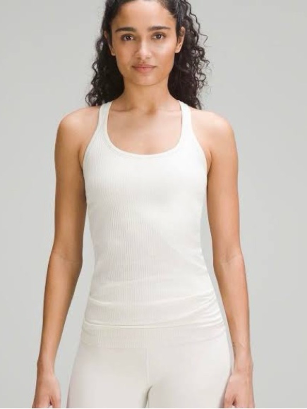 lululemon athletica Women's White Tank Top